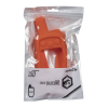 Coque silicone Alpha 100 tactile orange — vue 2