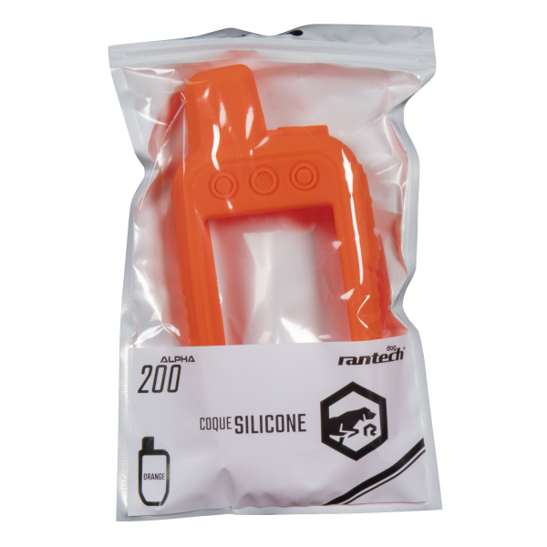 Coque silicone Alpha 200 orange — vue 2
