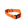 Collier clip rapide Biothane orange — vue 2