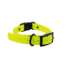Collier clip rapide Biothane jaune