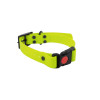 Collier clip rapide Biothane jaune — vue 2