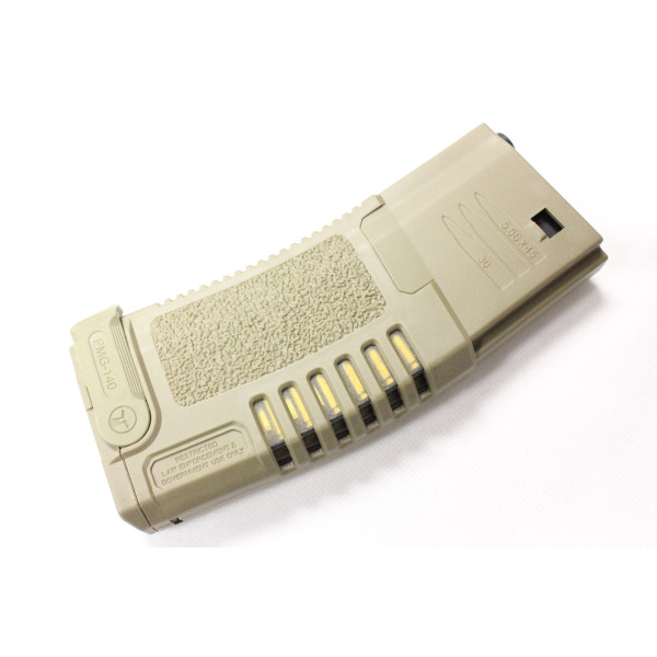Chargeur AEG 140 cps boite de 5 avec balles tan — vue 3