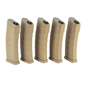 Pack de 5 chargeurs 120 cps GR16 Tan