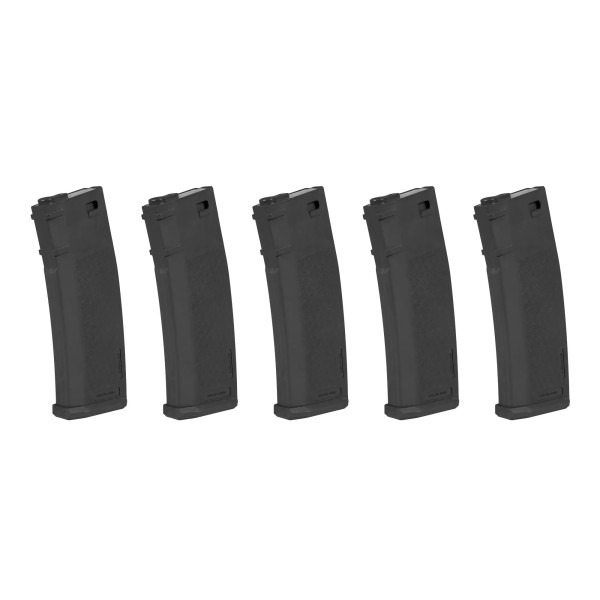 Boite de 5 chargeurs AEG 120 cps M4 noir — vue 6