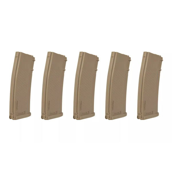 Boite de 5 chargeurs AEG 120 cps M4 noir — vue 11