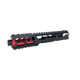 Culasse AAP01 Fuku-2 CNC noire / rouge - Long Cutout version