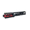Culasse AAP01 Fuku-2 CNC noire / rouge - Long Cutout version