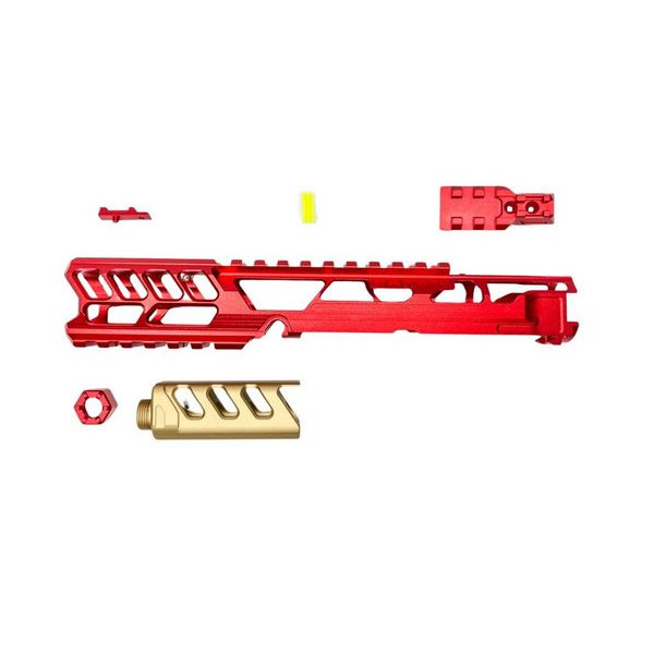 Culasse AAP01 Fuku-2 CNC Rouge / Or - Long Cutout Version — vue 2