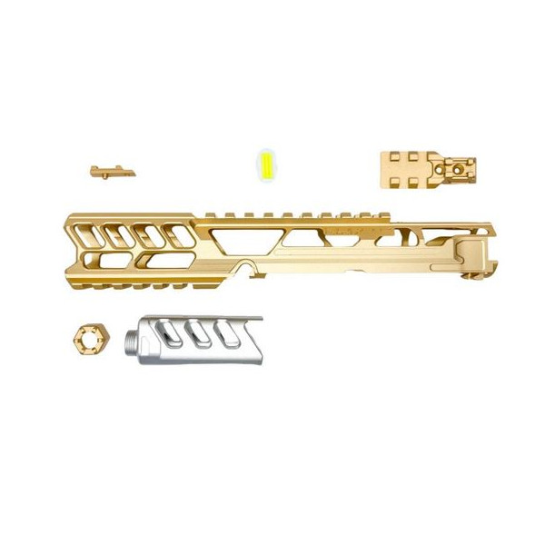 Culasse AAP01 Fuku-2 CNC Or / Silver - Long Cutout Version — vue 2