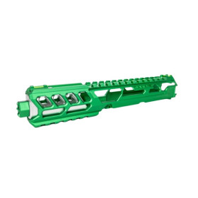 Culasse AAP01 Fuku-2 CNC Vert / Silver - Long Cutout Version
