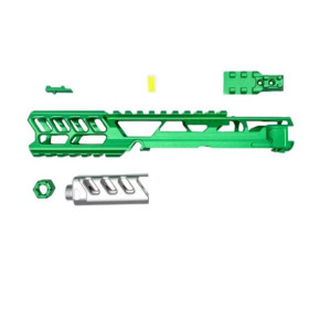 Culasse AAP01 Fuku-2 CNC Vert / Silver - Long Cutout Version — vue 2