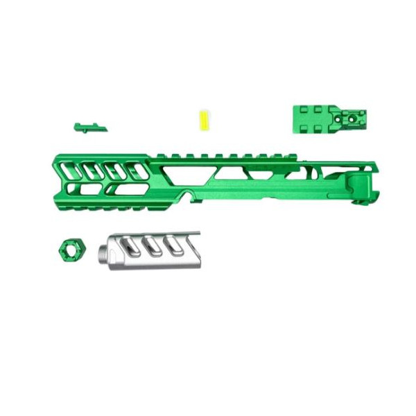 Culasse AAP01 Fuku-2 CNC Vert / Silver - Long Cutout Version — vue 2