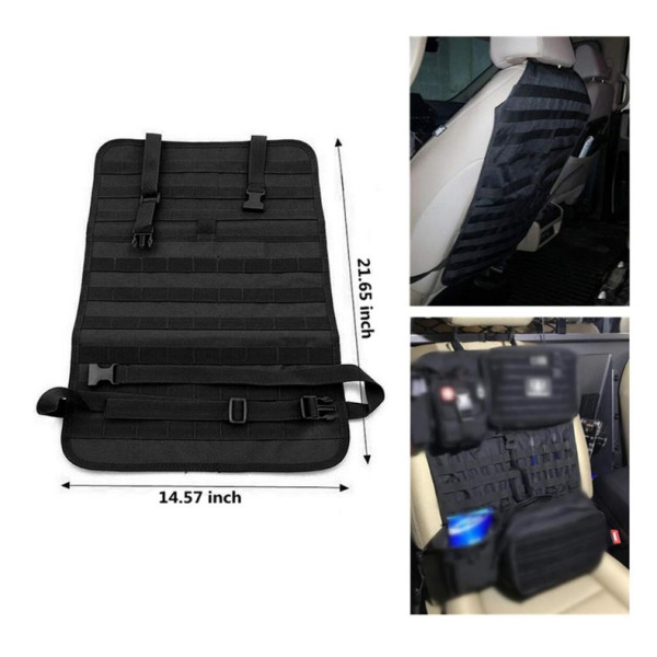 Housse molle siège de voiture noire — vue 4