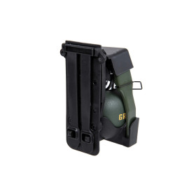 Grenade factice M67 molle avec support noir — vue 2