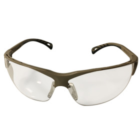 Lunettes de protection CE branches réglables tan