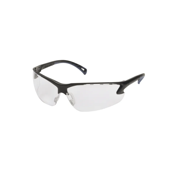 Lunettes de protection CE jaune branches noirs — vue 4