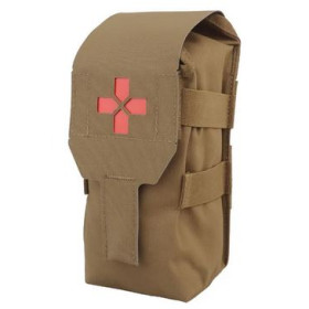 Poche molle vertical First Aid tan