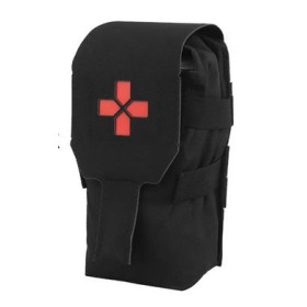 Poche Molle Vertical First Aid Noire