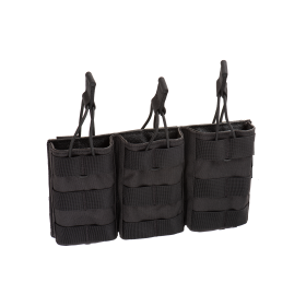 Poche molle 5.56 triple (M4/MAK/AUG) noire
