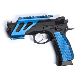 Grip alu CZ SP 01 Shadow bleu