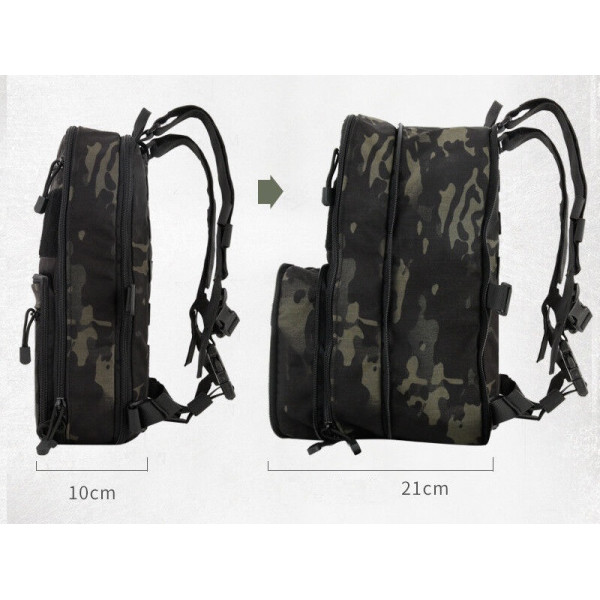 Sac à dos tactique VCII Tan — vue 2