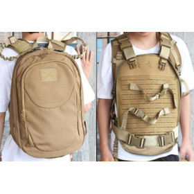 Sac à dos transformable en gilet tan — vue 2