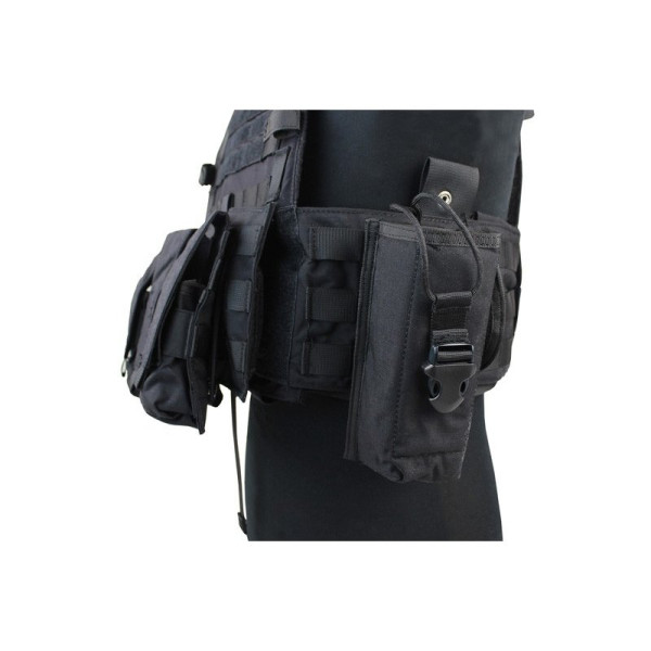 Veste tactique 6094 noire — vue 2