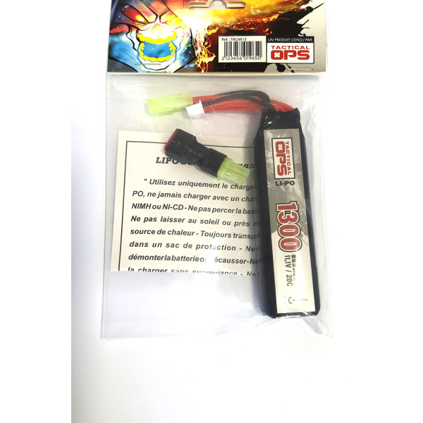 Batterie Li-Po 11,1V 1300mAh3*751890P stick — vue 2