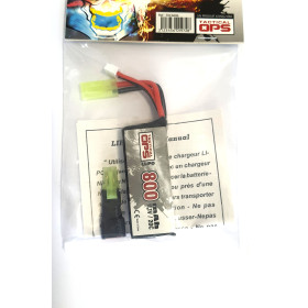 Batterie Li-Po 11,1V 800mAh 3*602562P stick — vue 2