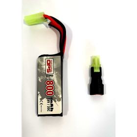 Batterie Li-Po 7,4V 800mAh2*602562P stick
