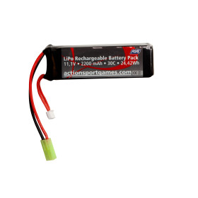 Batterie Li-Po 11.1V 2200 mAh 30C 1 Stick