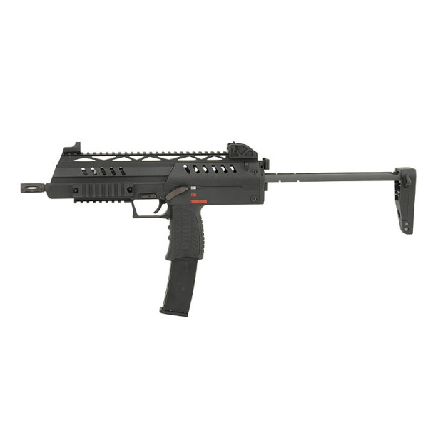 Pistolet 6mm Gaz SMG 8 Noir — vue 3