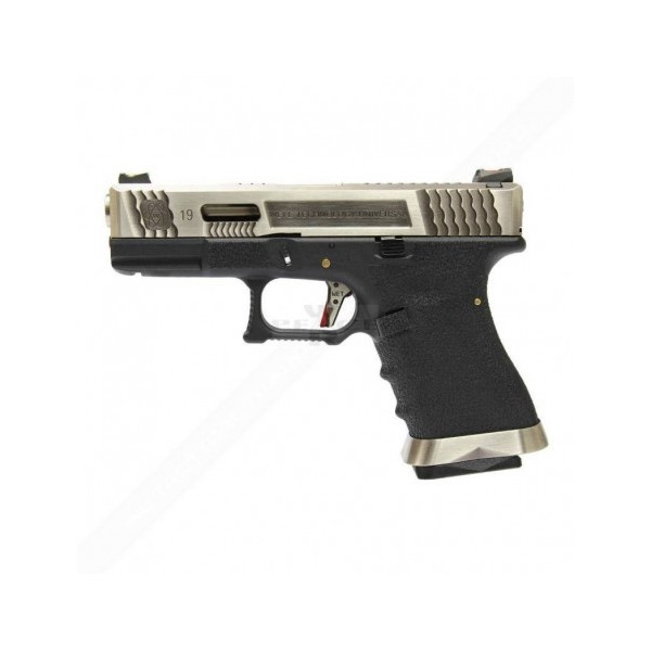 Pistolet 6mm Gaz T3 SV Slide GD Barrel BK Frame — vue 2