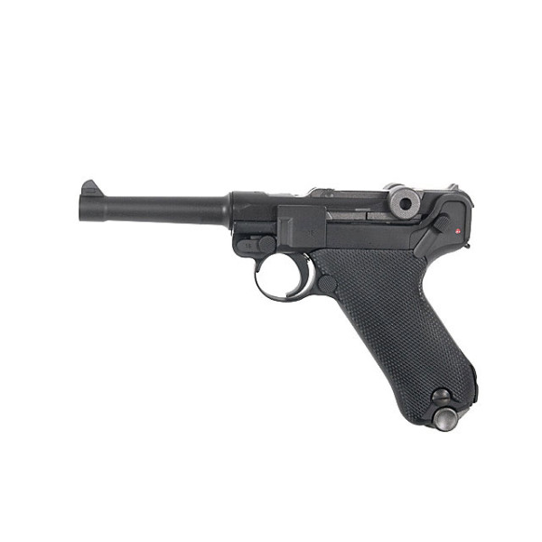 Pistolet 6mm Gaz P08 4" Noir — vue 2