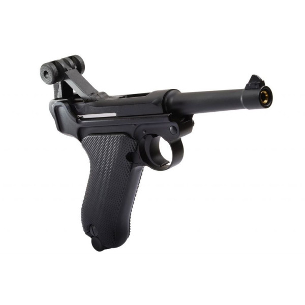 Pistolet 6mm Gaz P08 4" Noir — vue 3