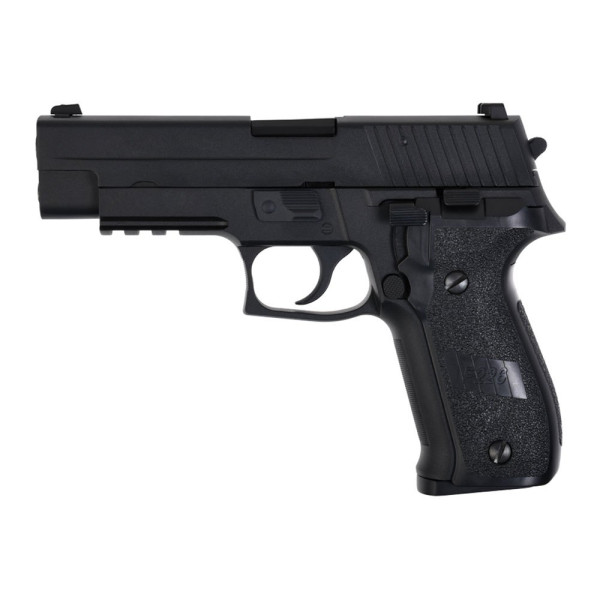 Pistolet 6mm gaz F226 avec rails noir — vue 2