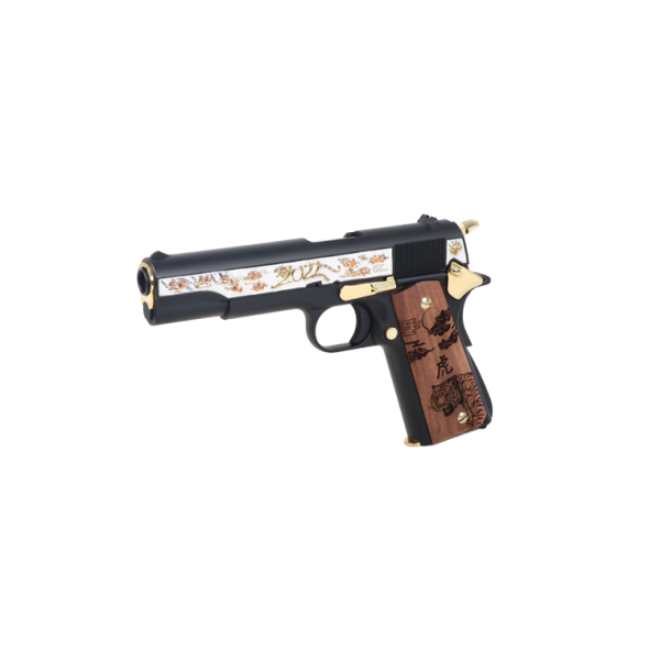 Pistolet 6mm 1911 Year Tiger Edition Limitee Gaz — vue 2