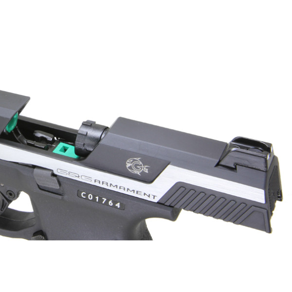 Pistolet 6mm Piranha MK I Silver — vue 3