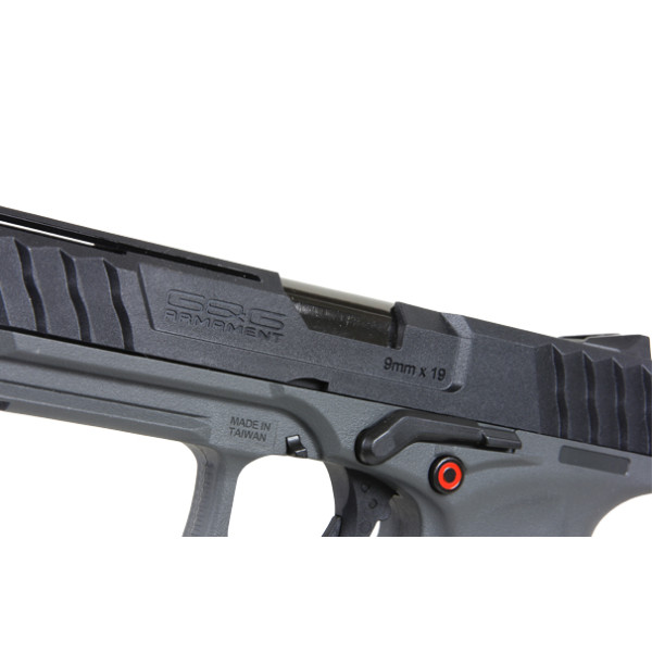 Pistolet 6mm GTP9 Noir/Gris — vue 4