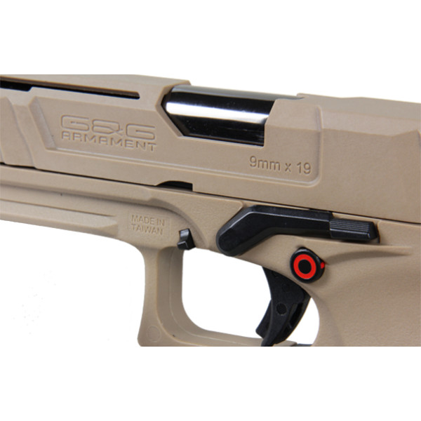 Pistolet 6mm GTP9 Tan — vue 3