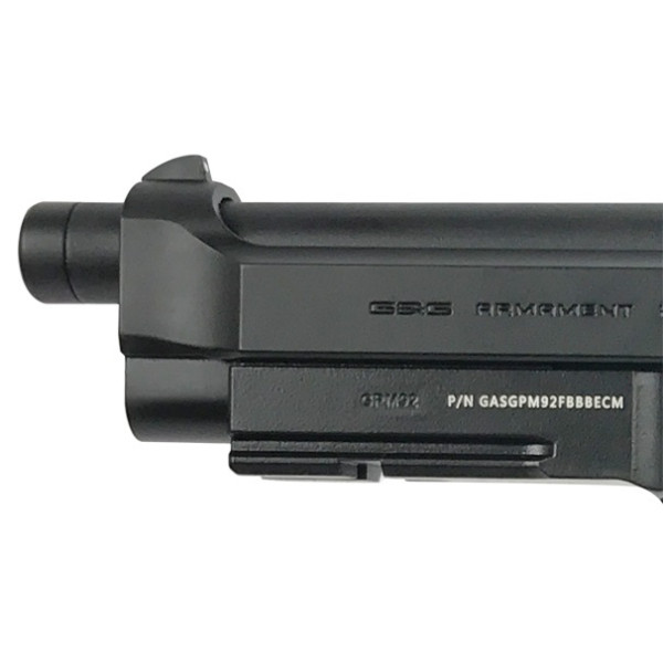 Pistolet 6mm GPM92 Gaz Noir — vue 2