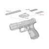Pistolet 6mm XG8 MG Gaz — vue 3
