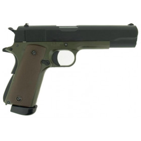 Pistolet 6mm 1911 Gaz Green