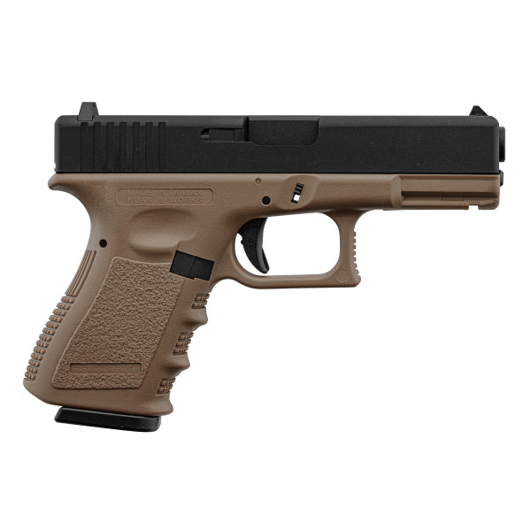 Pistolet 6mm KP23 Gaz Tan — vue 2