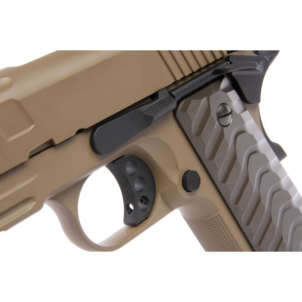 Pistolet 6mm KP16 Compensateur Gaz Tan — vue 3