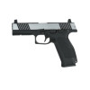 Pistolet 6mm MKW Blowback Metal Noir et Chrome