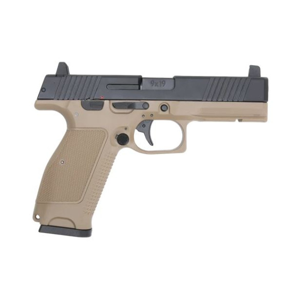 Pistolet 6mm MKW Blowback Metal Noir et Tan — vue 2
