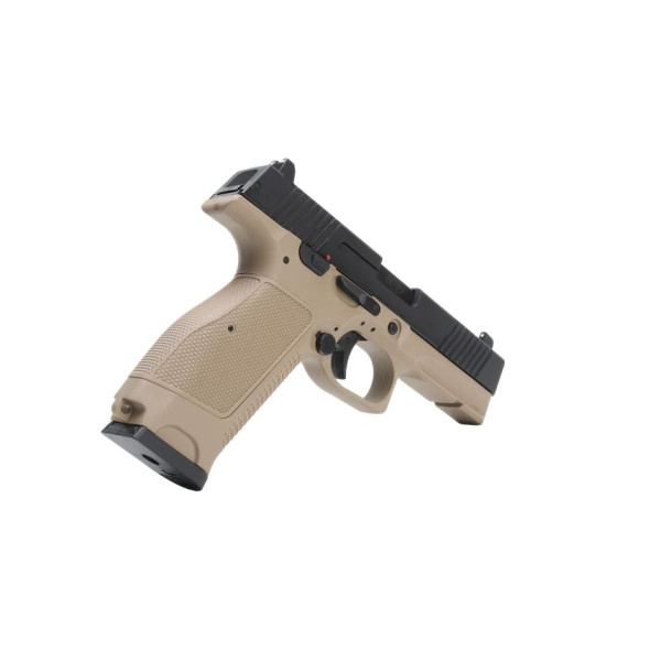 Pistolet 6mm MKW Blowback Metal Noir et Tan — vue 3