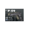 Pistolet 6mm CZ P09 Gaz Blowback Tan — vue 2