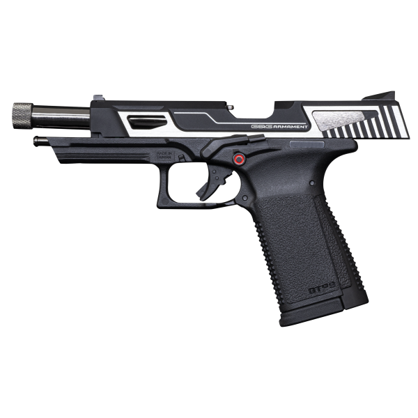 Pistolet 6mm GTP9 MS Silver CO2 — vue 3
